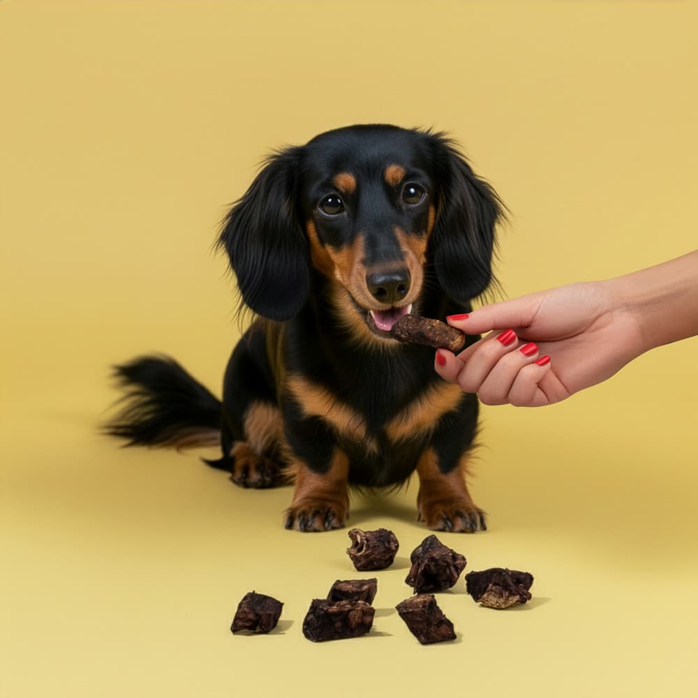 Pet treat photography - premium dog treats product packshot UK