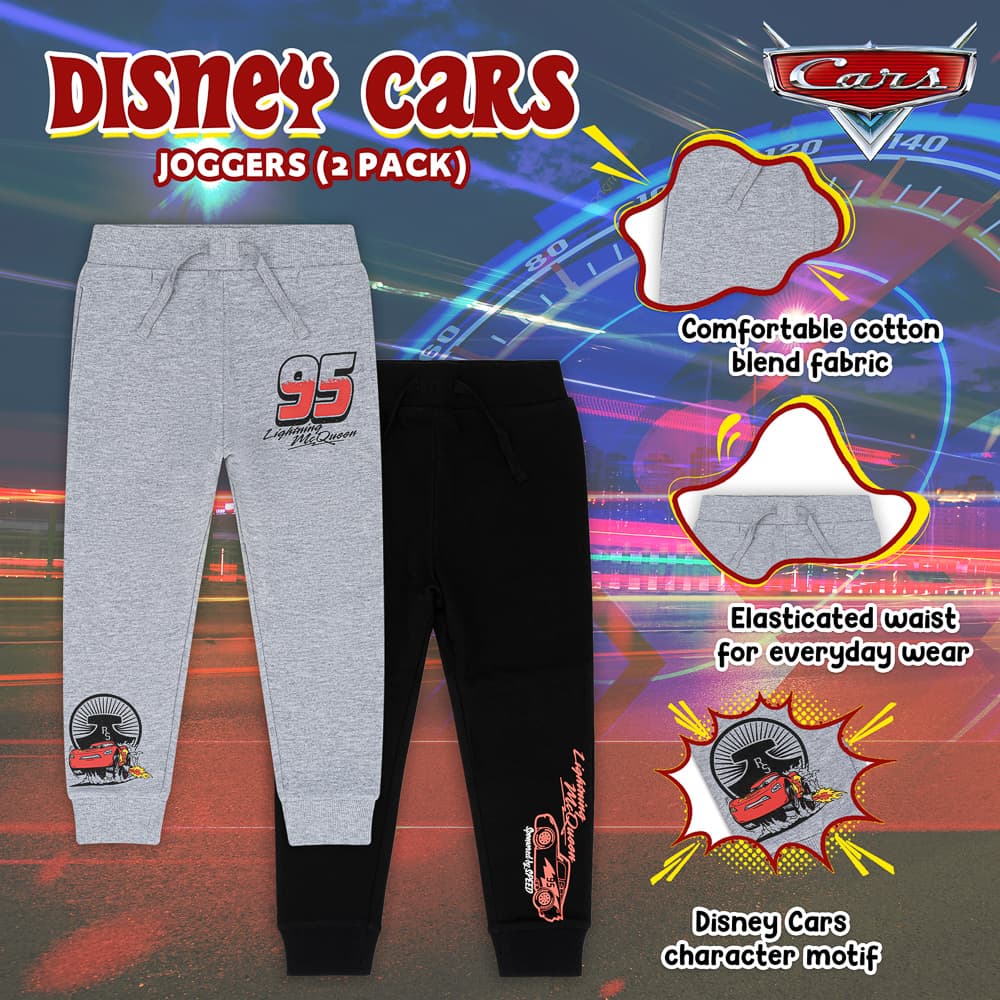 Two-pack joggers infographic with feature highlights - product infographic UK