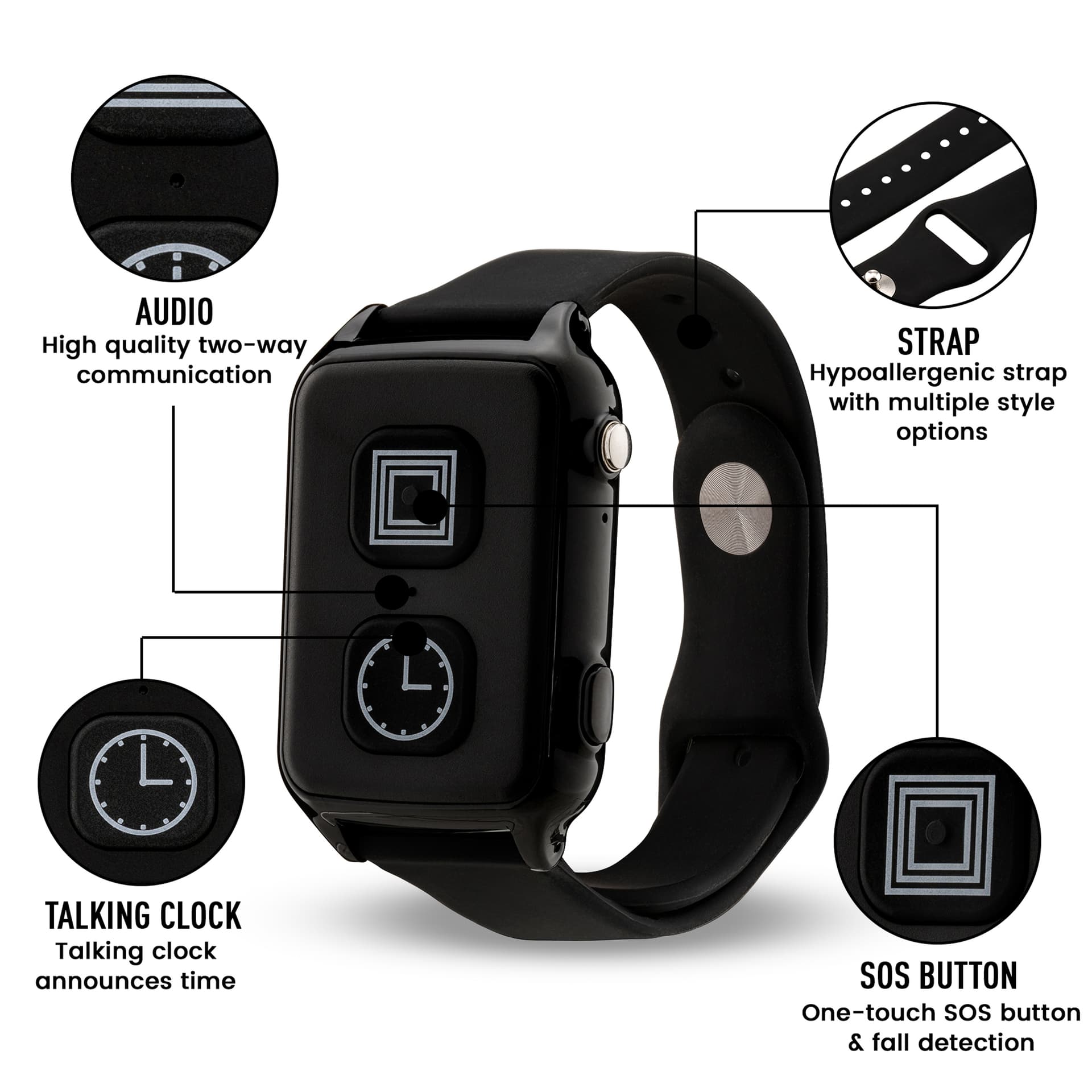 Technology product infographic with specification callouts - product infographic UK