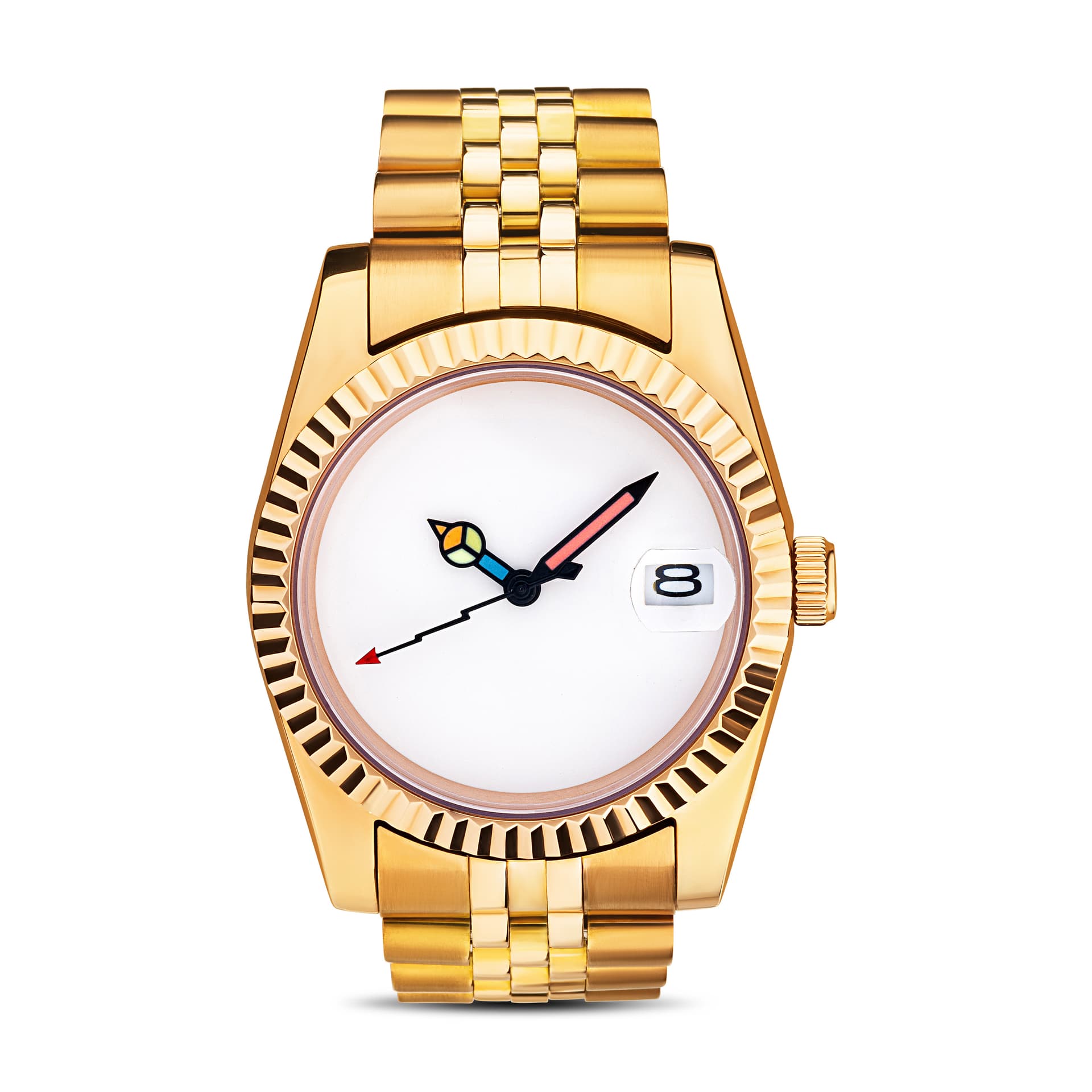 Watch packshot - professional timepiece photography UK