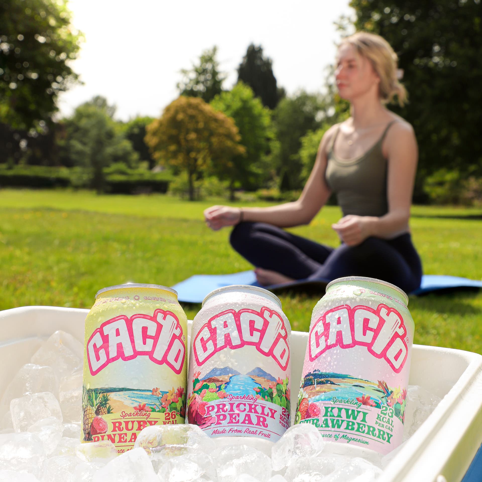 Cacto location shoot - professional bottle lifestyle photography UK