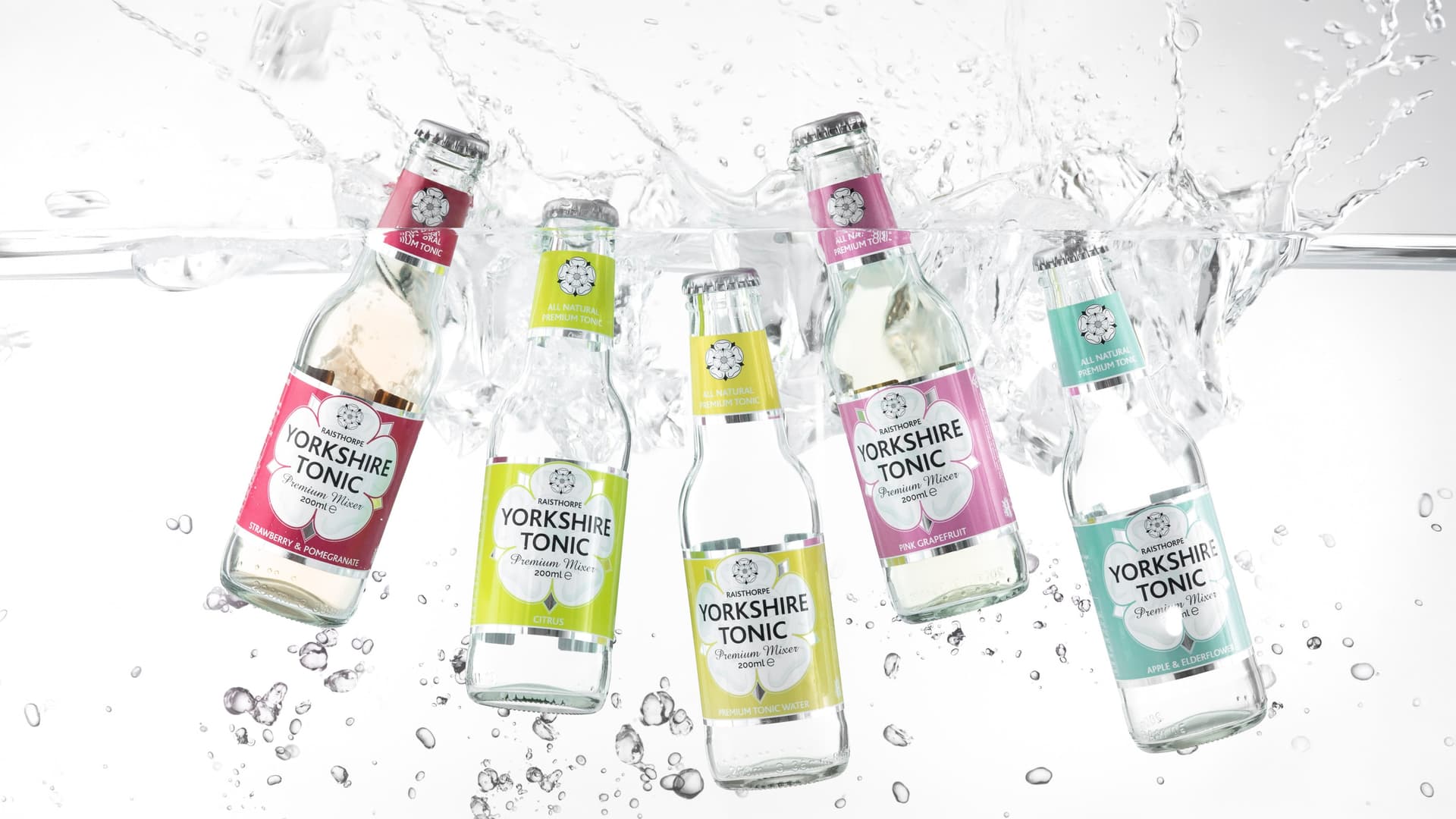 Tonic collection product photography example