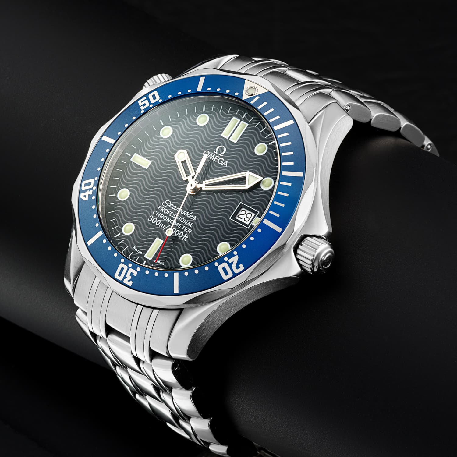 Luxury watch photography with presentation box - premium timepiece imagery UK