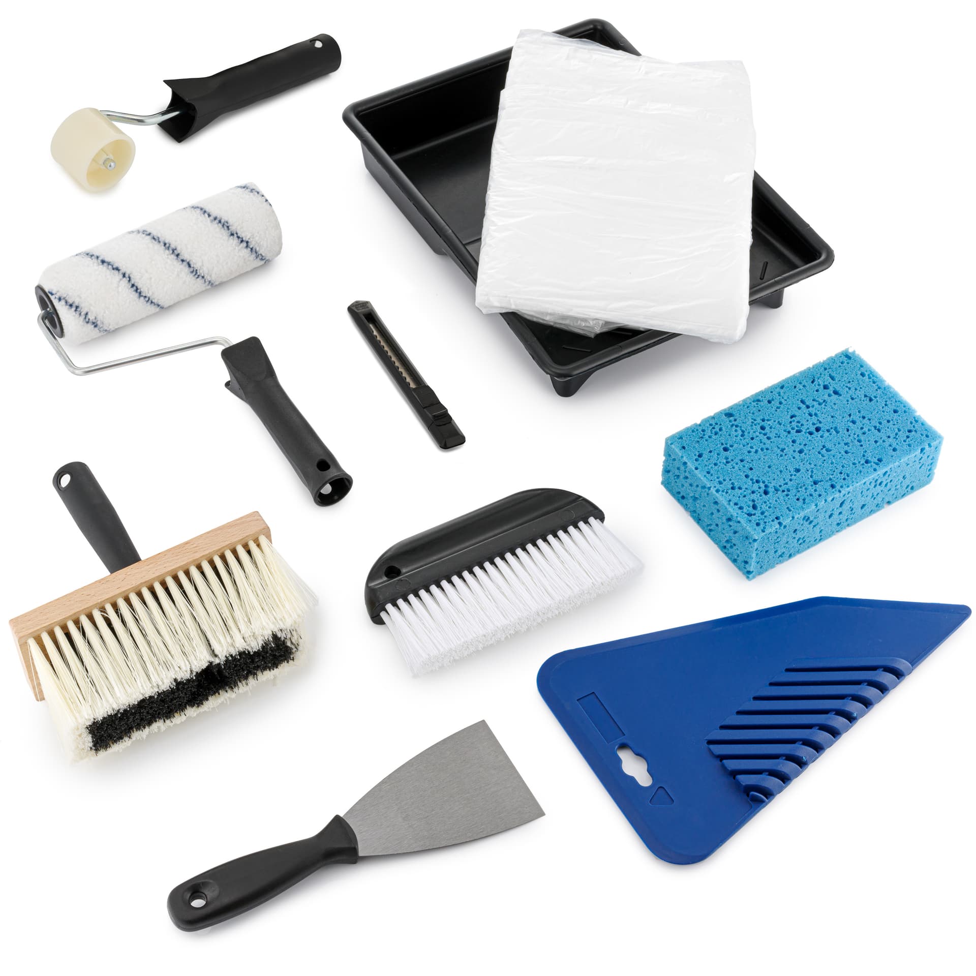 Tools and hardware product packshot photography on white background - UK studio