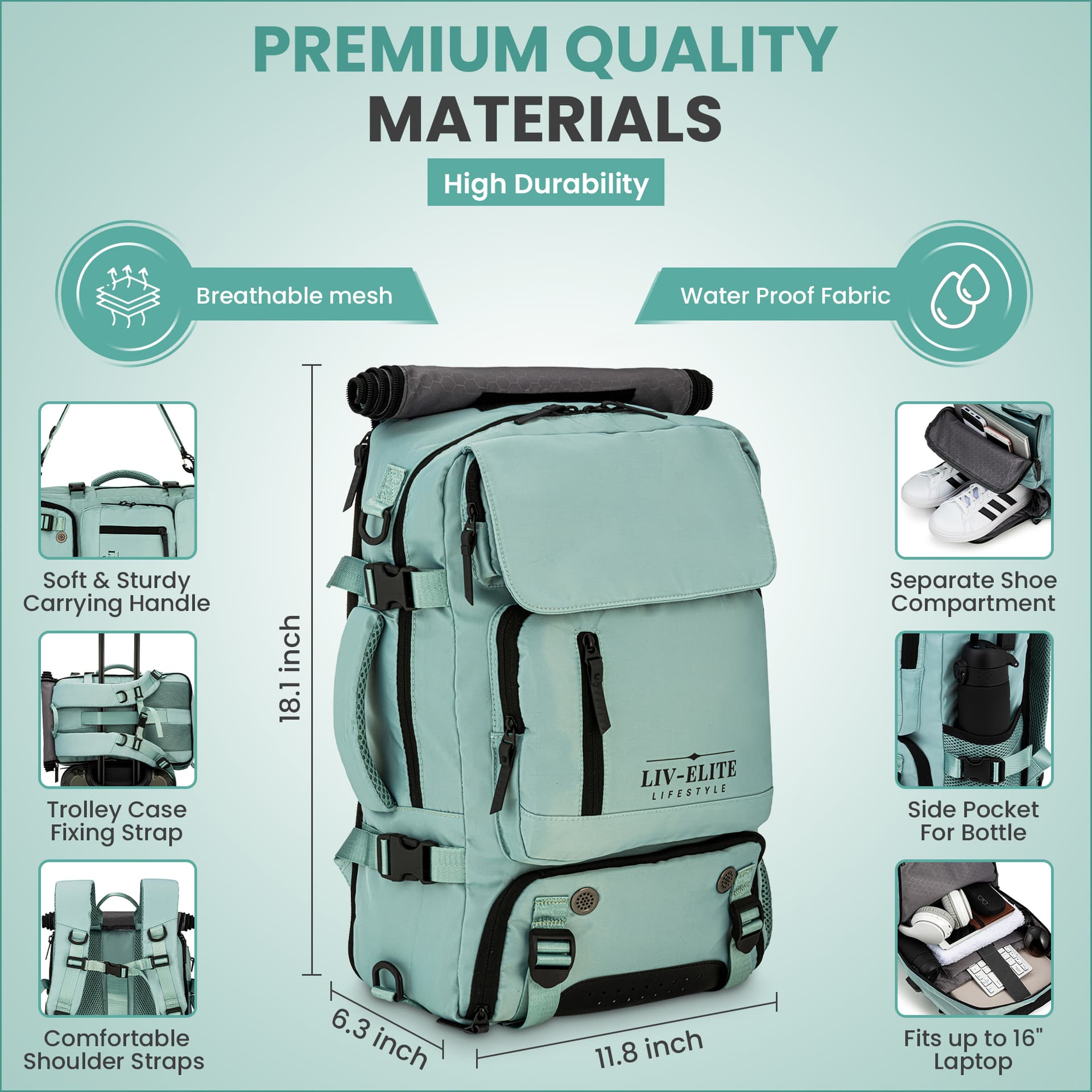 Infographic Bag infographic photography - specification and how-to visuals UK