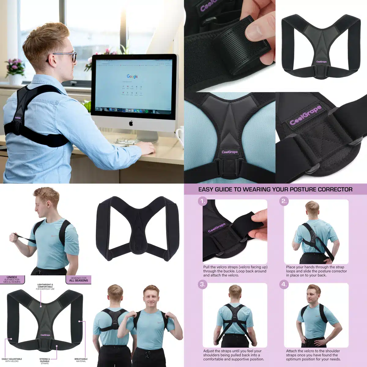 Amazon product photography with infographic design