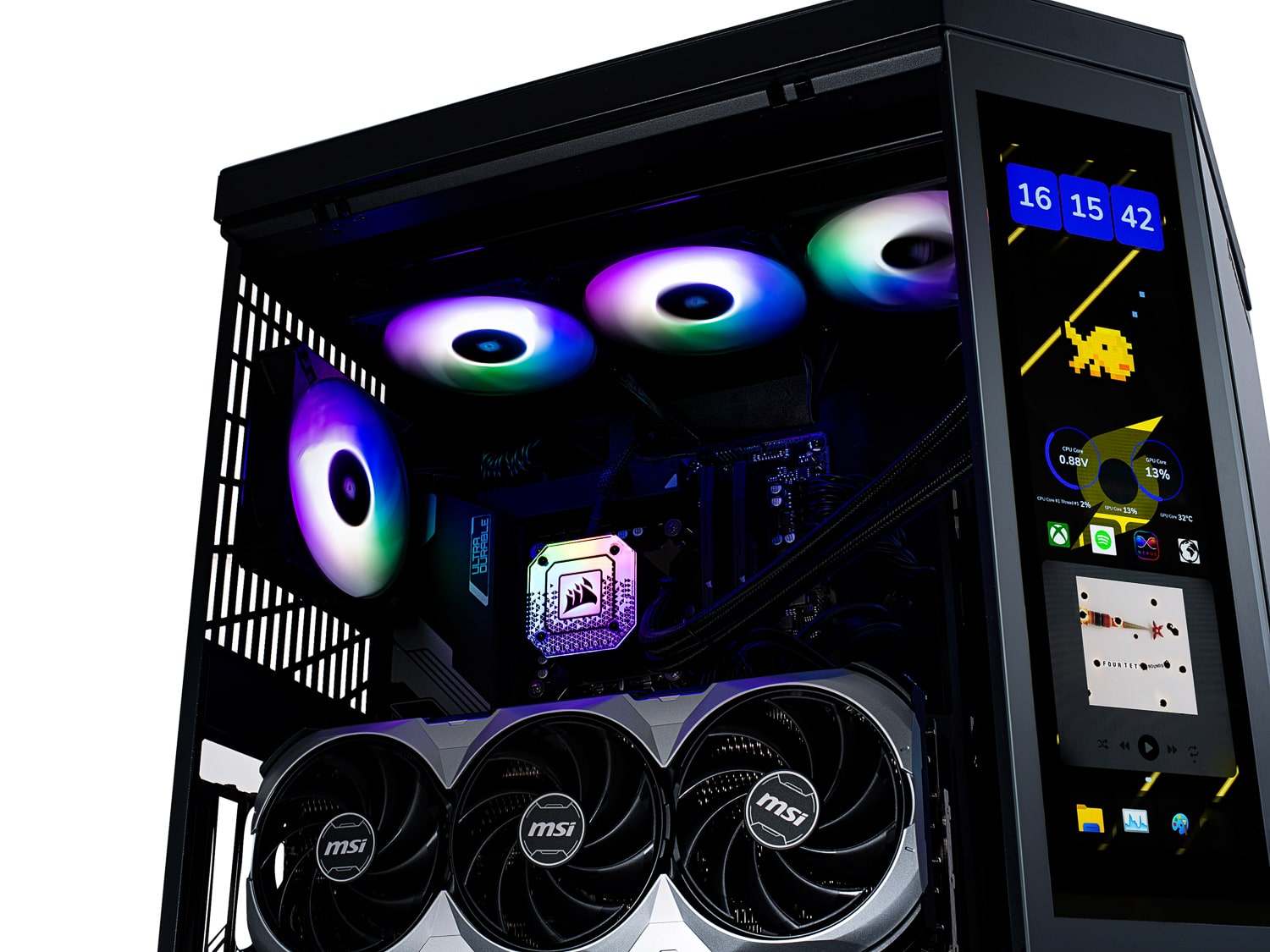 Electronics product photography showing device from multiple angles